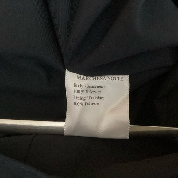 Marchesa Notte Cocktail Dress Tiered Velvet Burnout NWT 12 - Picture 11 of 12